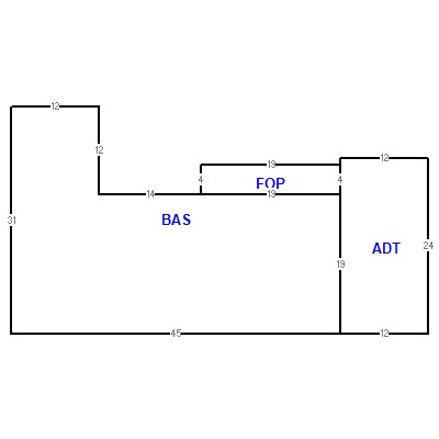 Building layout (traversing data) of this property