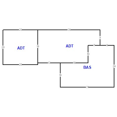 Building layout (traversing data) of this property