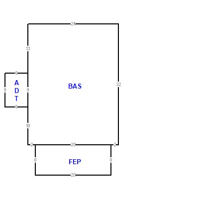 Building layout (traversing data) of this property