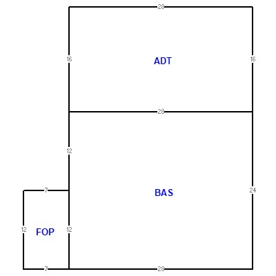 Building layout (traversing data) of this property