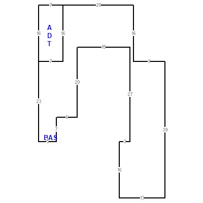 Building layout (traversing data) of this property