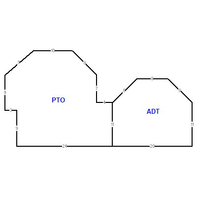 Building layout (traversing data) of this property