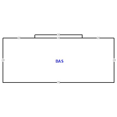 Building layout (traversing data) of this property