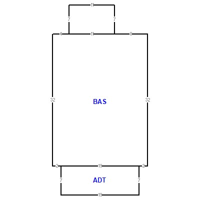 Building layout (traversing data) of this property