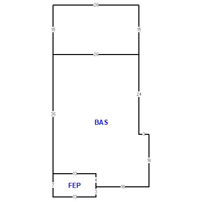 Building layout (traversing data) of this property