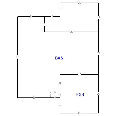 Building layout (traversing data) of this property