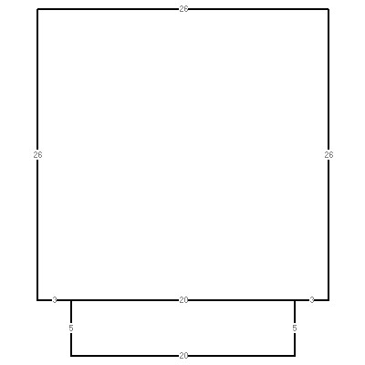 Building layout (traversing data) of this property