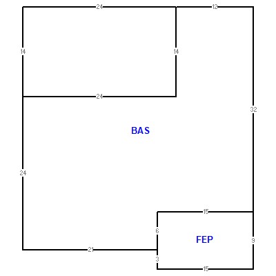 Building layout (traversing data) of this property