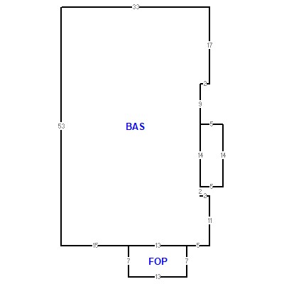 Building layout (traversing data) of this property