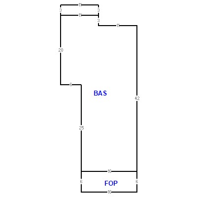 Building layout (traversing data) of this property