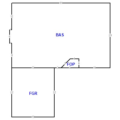 Building layout (traversing data) of this property