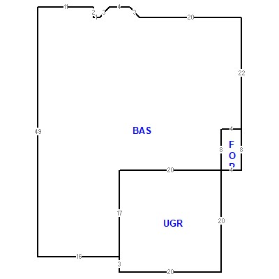 Building layout (traversing data) of this property