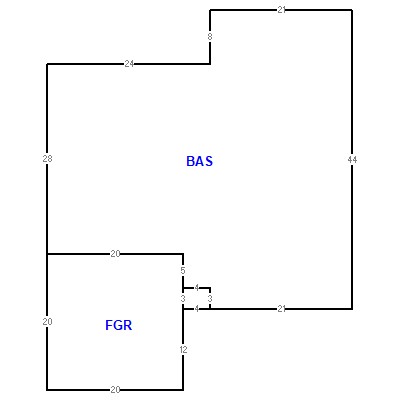 Building layout (traversing data) of this property
