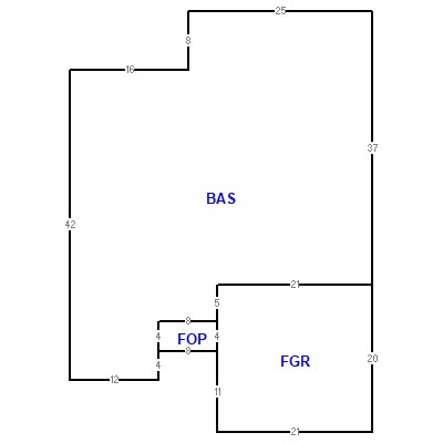 Building layout (traversing data) of this property