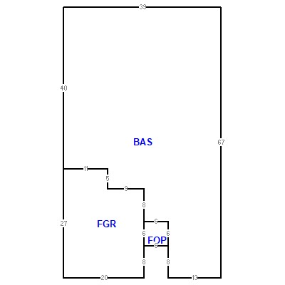 Building layout (traversing data) of this property