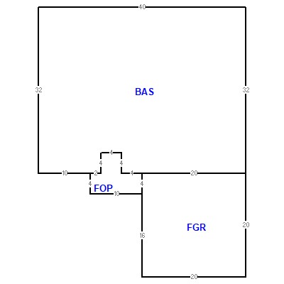 Building layout (traversing data) of this property