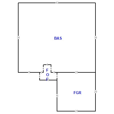 Building layout (traversing data) of this property