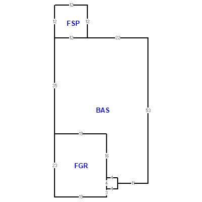 Building layout (traversing data) of this property