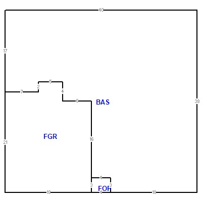 Building layout (traversing data) of this property