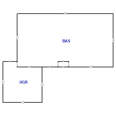 Building layout (traversing data) of this property