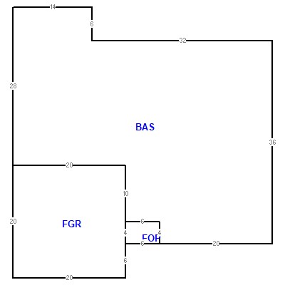 Building layout (traversing data) of this property