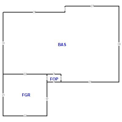 Building layout (traversing data) of this property