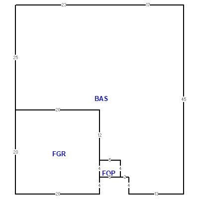 Building layout (traversing data) of this property