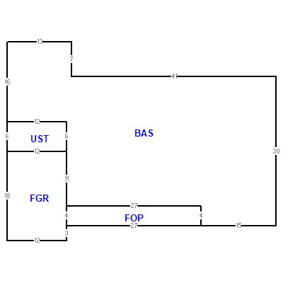 Building layout (traversing data) of this property