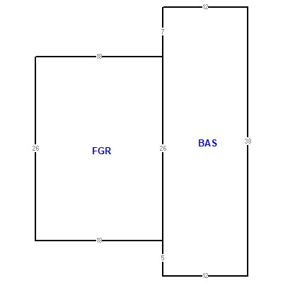 Building layout (traversing data) of this property