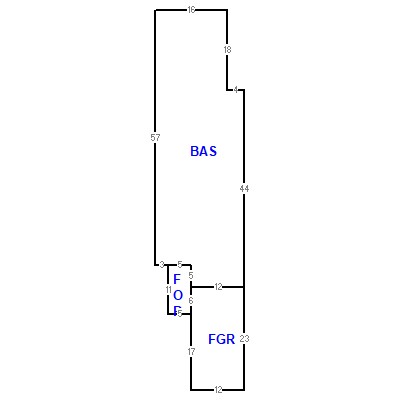 Building layout (traversing data) of this property