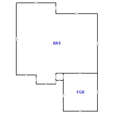 Building layout (traversing data) of this property