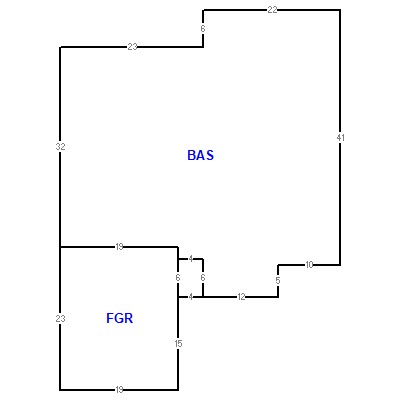 Building layout (traversing data) of this property