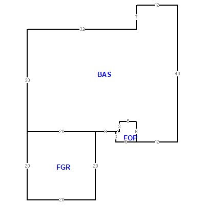 Building layout (traversing data) of this property