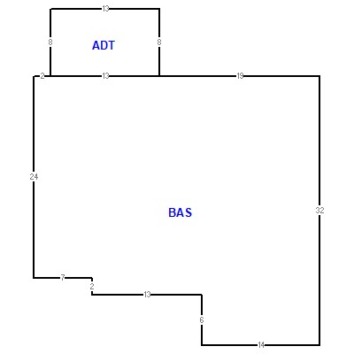 Building layout (traversing data) of this property