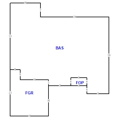 Building layout (traversing data) of this property
