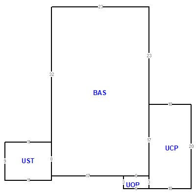 Building layout (traversing data) of this property