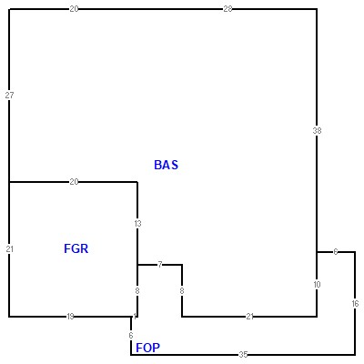 Building layout (traversing data) of this property