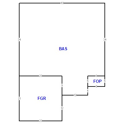 Building layout (traversing data) of this property