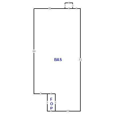 Building layout (traversing data) of this property