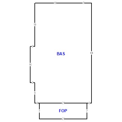 Building layout (traversing data) of this property
