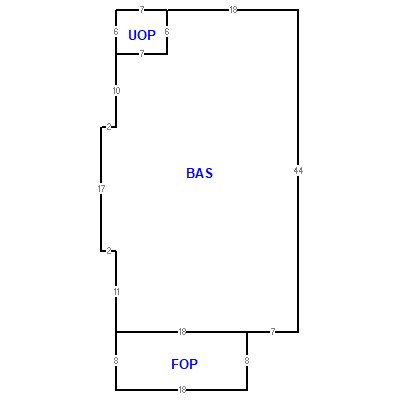 Building layout (traversing data) of this property