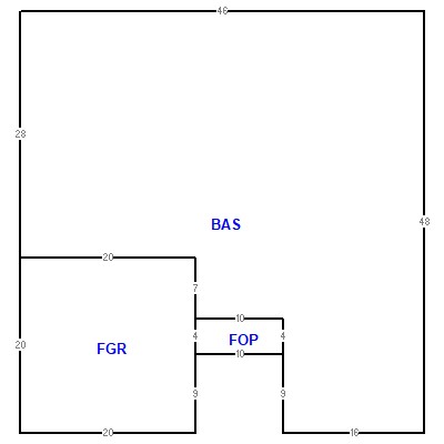 Building layout (traversing data) of this property