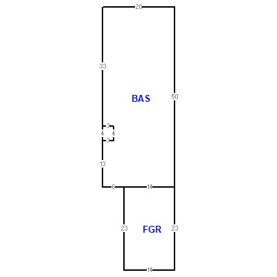 Building layout (traversing data) of this property