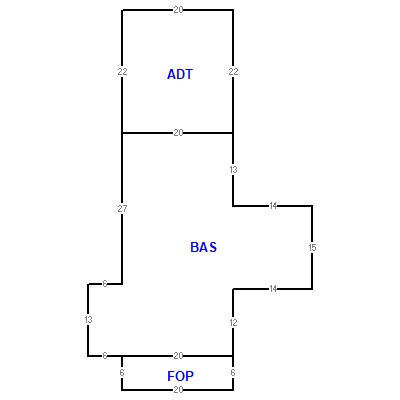 Building layout (traversing data) of this property