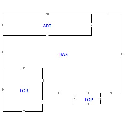 Building layout (traversing data) of this property