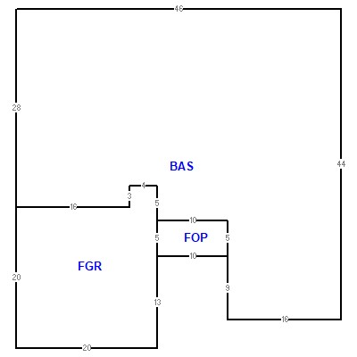 Building layout (traversing data) of this property