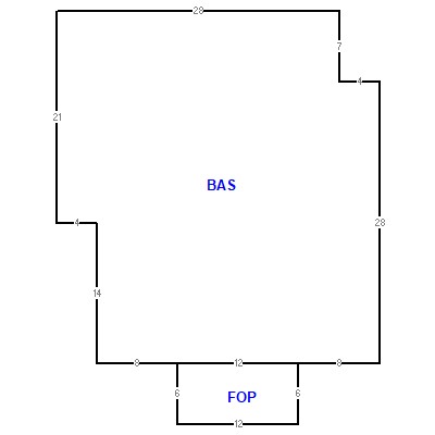 Building layout (traversing data) of this property