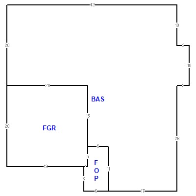 Building layout (traversing data) of this property