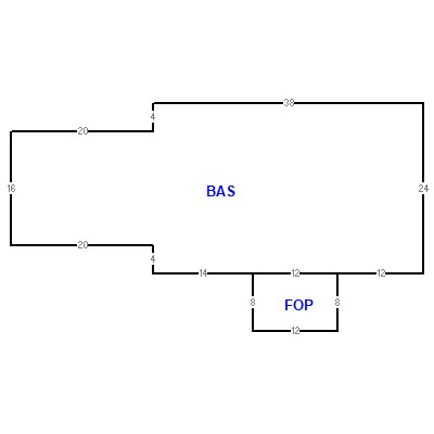 Building layout (traversing data) of this property