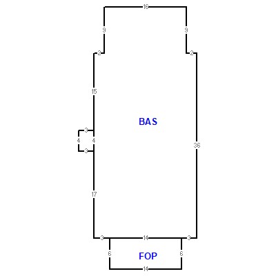 Building layout (traversing data) of this property